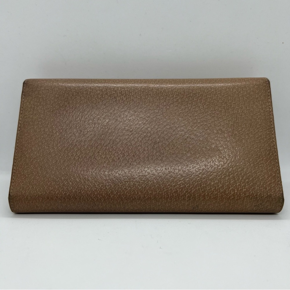 Gucci Wallet - Long Trifold in Tan Leather - Picture 3 of 16